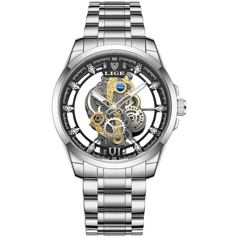 Men's Hollow Waterproof Quartz Watch - Bellarte Enchanté Men's Hollow Waterproof Quartz Watch